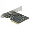 DeLOCK - Προσαρμογέας USB - PCIe 3.0 x4 Low-Profile - USB 3.2 Gen 2x2 x 1 (89036)