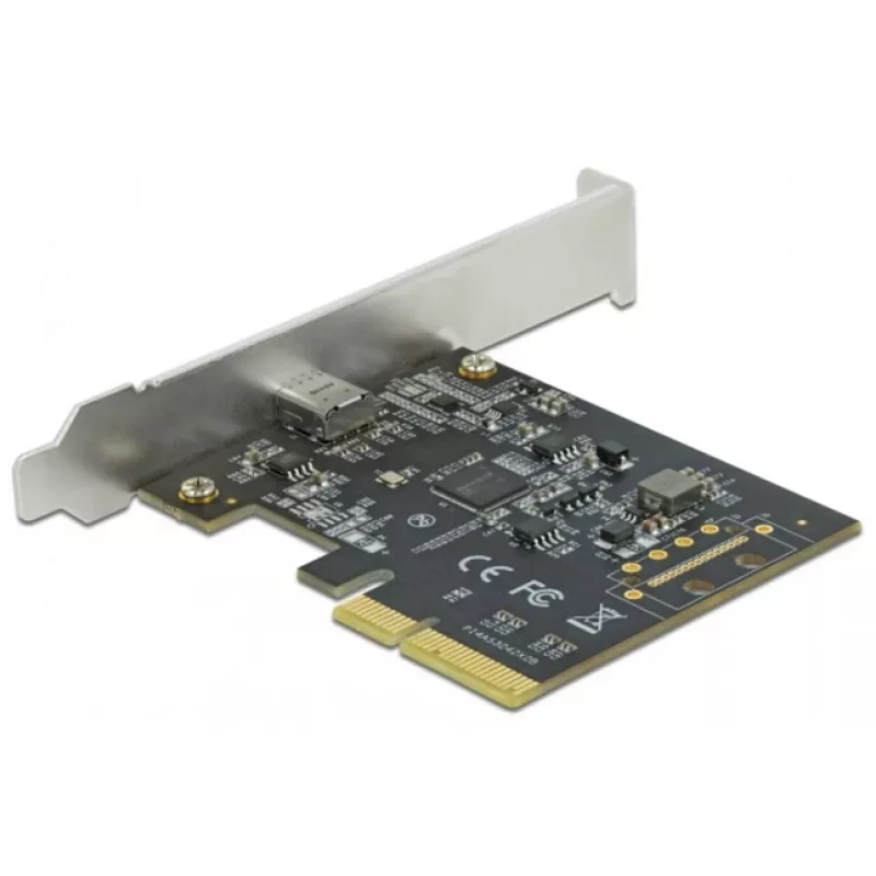 DeLOCK - Προσαρμογέας USB - PCIe 3.0 x4 Low-Profile - USB 3.2 Gen 2x2 x 1 (89036)