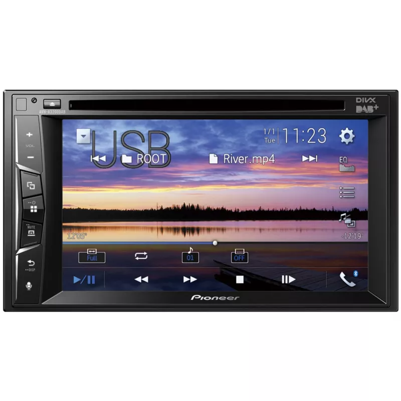 Car Media Receiver Pioneer AVH-A3200DAB μαύρο