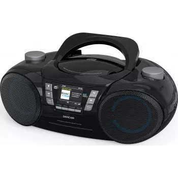 Sencor SPT 6510DB φορητό boombox DAB+, CD/MP3/USB/SD, Bluetooth 5.3, FM RDS, 16 W, μαύρο