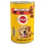 Pedigree υγρή τροφή για σκύλους, μοσχάρι σε ζελέ, 400 g