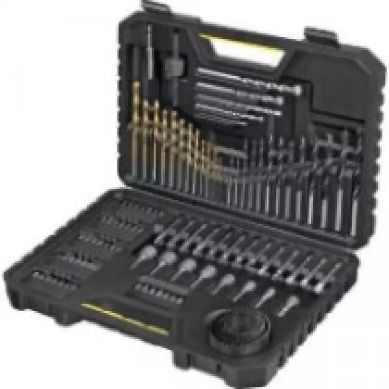 Σετ τρυπανιών Stanley STA7205-XJ 100 τεμ. για τοιχοποιία, μέταλλο, ξύλο