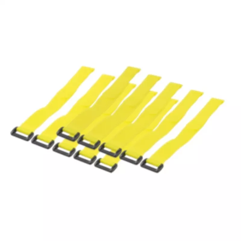 LogiLink - Δεματικά καλώδιων - 30 cm - Κίτρινα (συσκευασία 10 τεμ.)