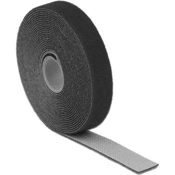 Αυτοκόλλητο Velcro DeLOCK 18715 Μαύρο