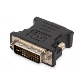 Assmann προσαρμογέας DVI. DVI(24+5) - HD15 M/F. DVI-I Dual-Link. μαύρο (AK-320504-000-S)