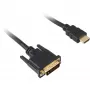 Καλώδιο HDMI/DVI-D Sharkoon 1m