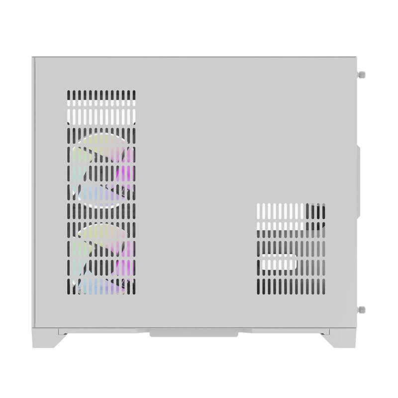 Darflash FT418 κουτί υπολογιστή + 6 ανεμιστήρες aRGB (λευκό)