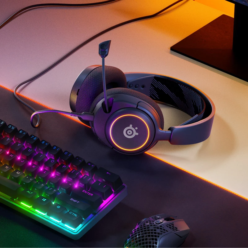 Steelseries Arctis Nova 3 Headset Ενσύρματο Κεφαλόδεσμος Gaming USB Type-C μαύρο