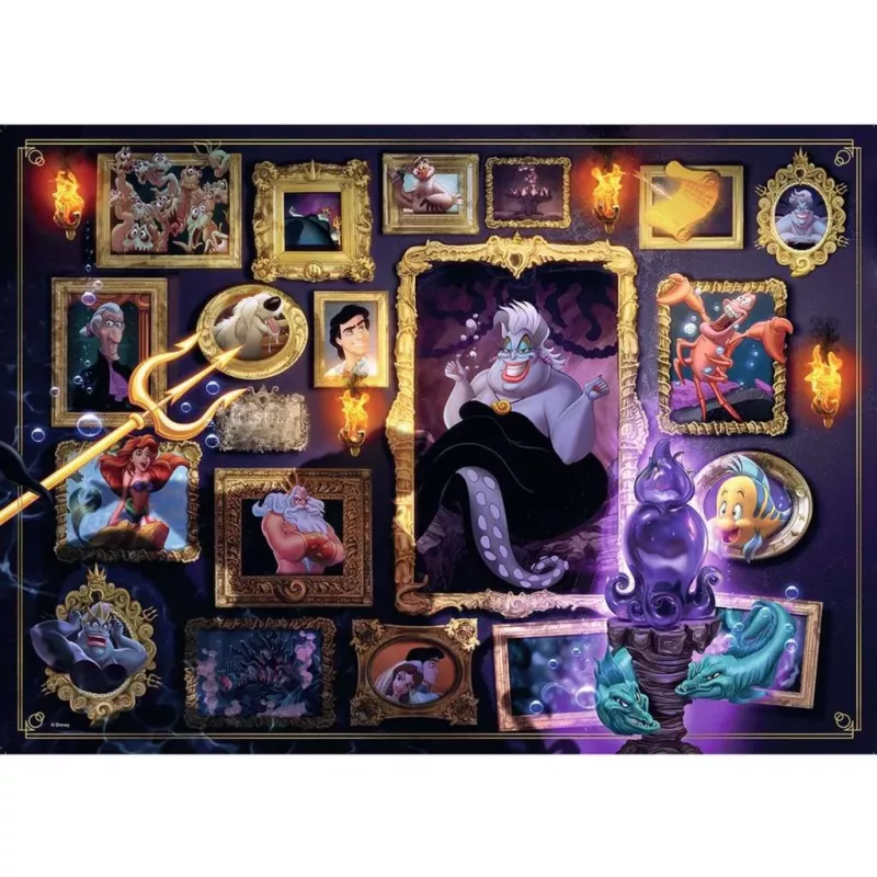 Ravensburger παζλ Villainous Ursula 1000 τεμ., παζλ Ravensburger 1000 τεμ.