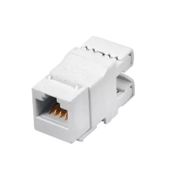 Q-LANTEC MKN-U6-1 Σύνδεσμος καλωδίου RJ45 UTP Κατηγορία 6 Αθωράκιστο Λευκό