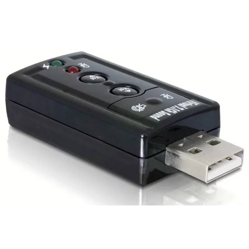 DeLOCK USB Sound Adapter 7.1 - Κάρτα ήχου - Στερεοφωνικός - USB (61645)