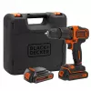 Black & Decker BDCHD18KB-QW Δράπανο χωρίς κλειδί μαύρο, πορτοκαλί