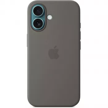 Θήκη Apple iPhone 16 Θήκη Σιλικόνης με MagSafe Πέτρινο Γκρι