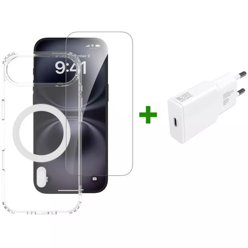 4smarts 3in1 Premium Starter Set για Apple iPhone Air, συμβατό με MagSafe