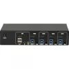 KVM switch Inter-Tech IPC AS-41HUS 4 θυρών USB