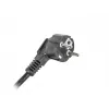 Μονάδα διανομής ρεύματος LANBERG PDU-06E-0200-BK — 6x έξοδοι Type-E, 16 A, καλώδιο 2 m, Rack 1HE, 220–250 V