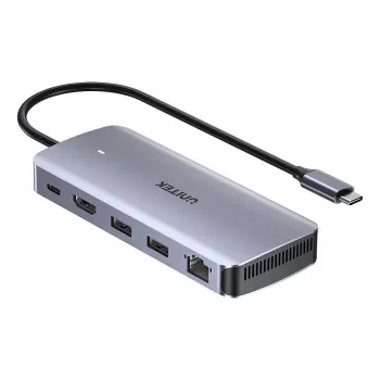 UNITEK Ενεργός Hub USB-C 10GBPS,M.2,HDMI, PD 100W