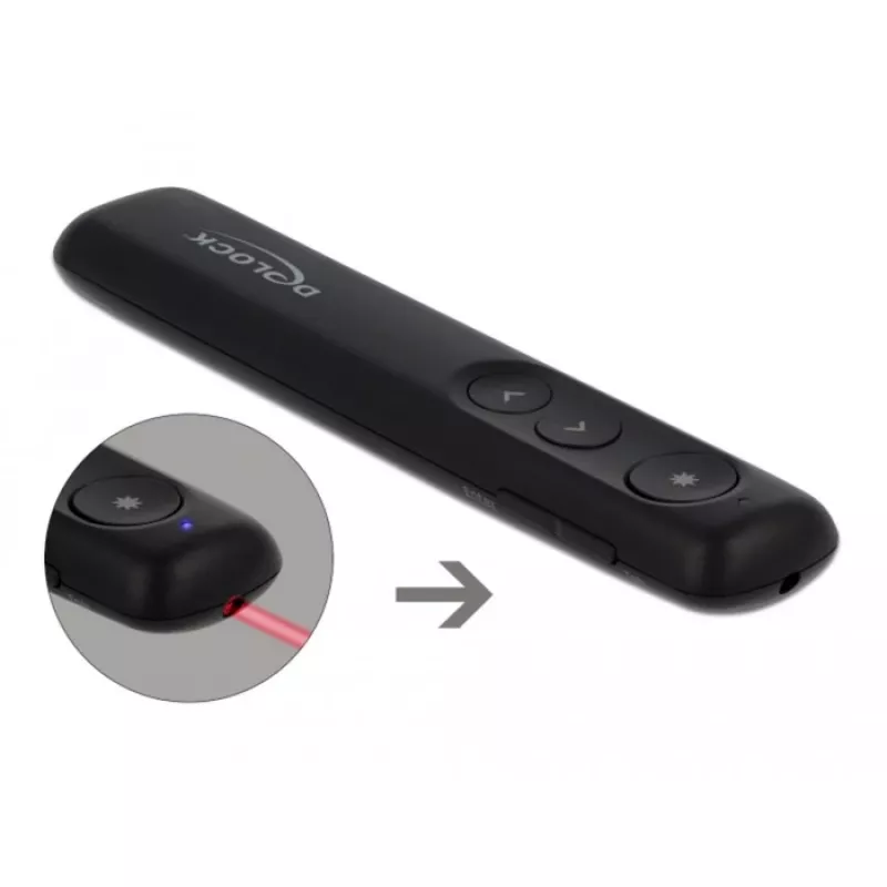 Παρουσιαστής λέιζερ DeLOCK USB 64092 Μαύρο