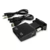 Μετατροπέας SAVIO CL-145 VGA σε HDMI, ήχος, Full HD, μαύρο
