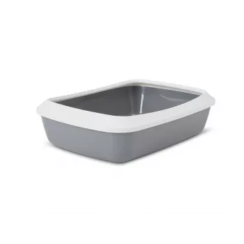 Savic Iriz λεκάνη απορριμμάτων γάτας με χείλος, 50 cm, γκρι