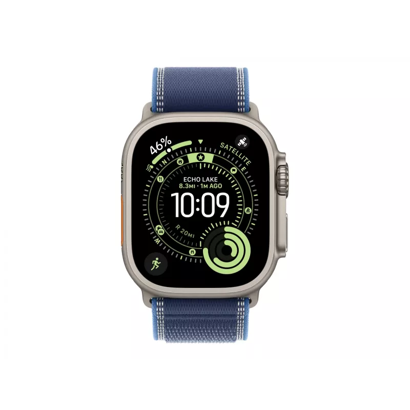 Λουράκι Apple MFT74ZM/A smartwatch μπλε τιτάνιο πολυεστέρας spandex νάιλον