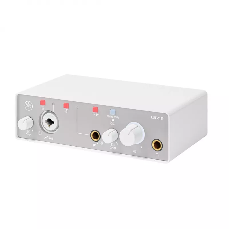 Κάρτα ήχου YAMAHA UR12MK3 White - συμπαγής 2-in/2-out USB…