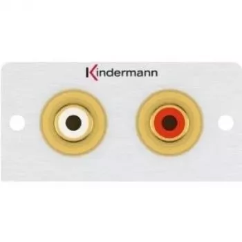 Υποδοχή πρίζας 2 x RCA Kindermann 7444000510