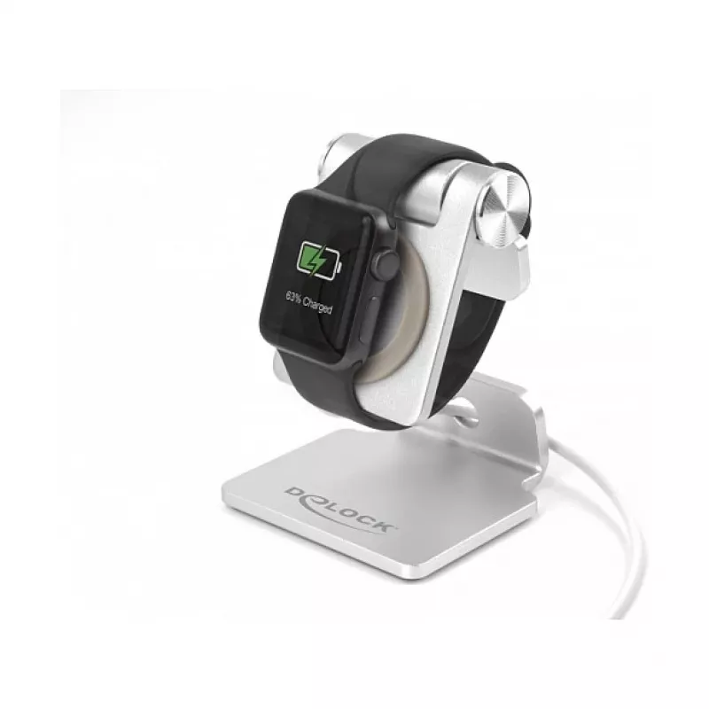 Ενεργή βάση DeLOCK 18428 ασημί κινητό τηλέφωνο smartphone smartwatch