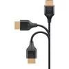 Goobay 75298 Slim καλώδιο HDMI εξαιρετικά υψηλής ταχύτητας με Ethernet, 8K@60Hz, HDMI 2.1, αρσενικό σε αρσενικό, 1 m, μαύρο