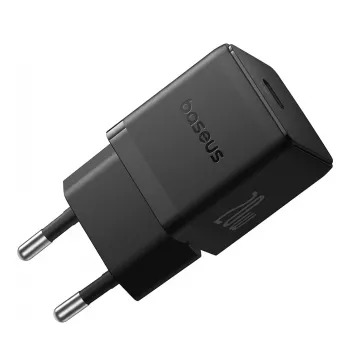 Επιτοίχιος φορτιστής Baseus Rychlon 20W — 1× USB-A, 1× USB-C, PD και QC 3.0