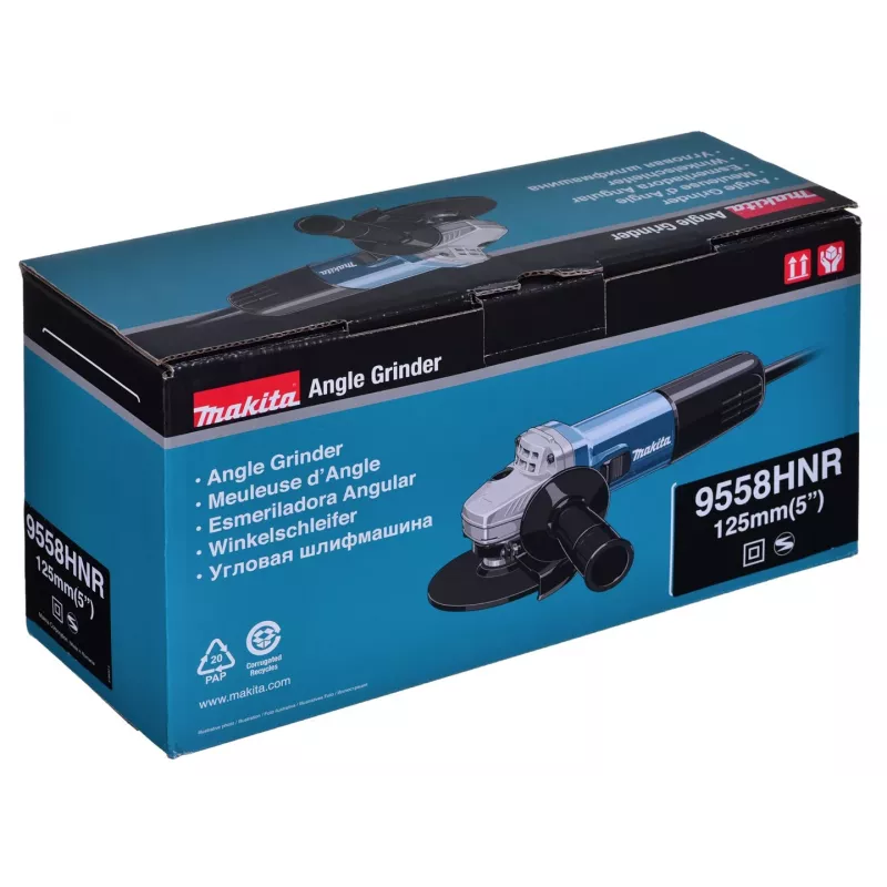 Makita 9558HNR γωνιακός τροχός, 125 mm