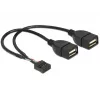 Εσωτερικό καλώδιο USB DeLOCK 83292 0,2 m υποδοχή σε υποδοχή