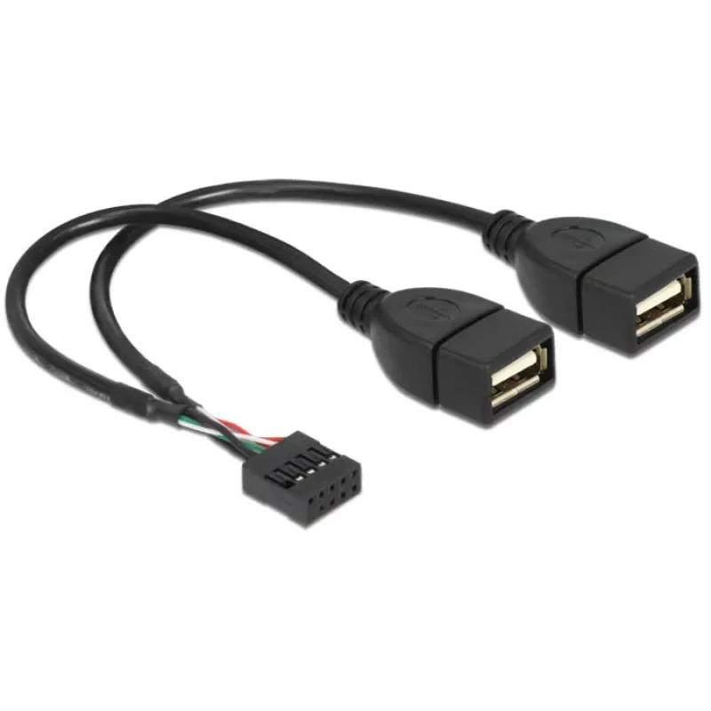 Εσωτερικό καλώδιο USB DeLOCK 83292 0,2 m υποδοχή σε υποδοχή