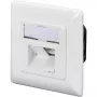 DIGITUS DN-9005-N - Πρίζα σύνδεσης, χωνευτή - RJ-45 X 2 - RAL 9010 - 2 Ports (DN-9005-N)