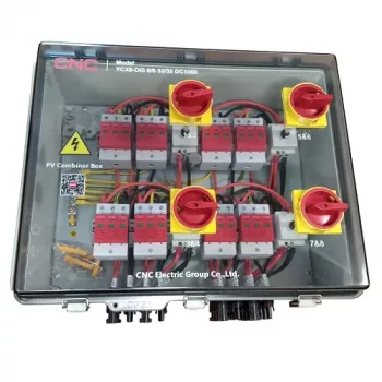 Κουτί συνδυασμού PV CNC NV822331 DC 8-in 8-out IP66
