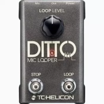 Looper μικροφώνου TC‑Helicon Ditto Mic Looper με είσοδο μικροφώνου (Μοντέλο 000-DDU01-00010)