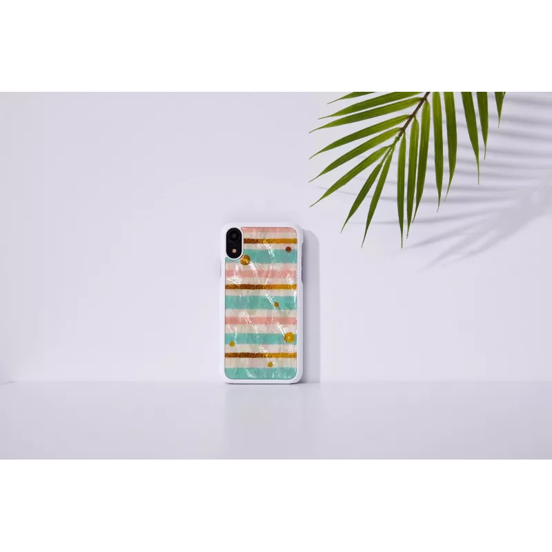 Θήκη κινητού iKins για iPhone XR — μεντα-μαύρη προστατευτική θήκη