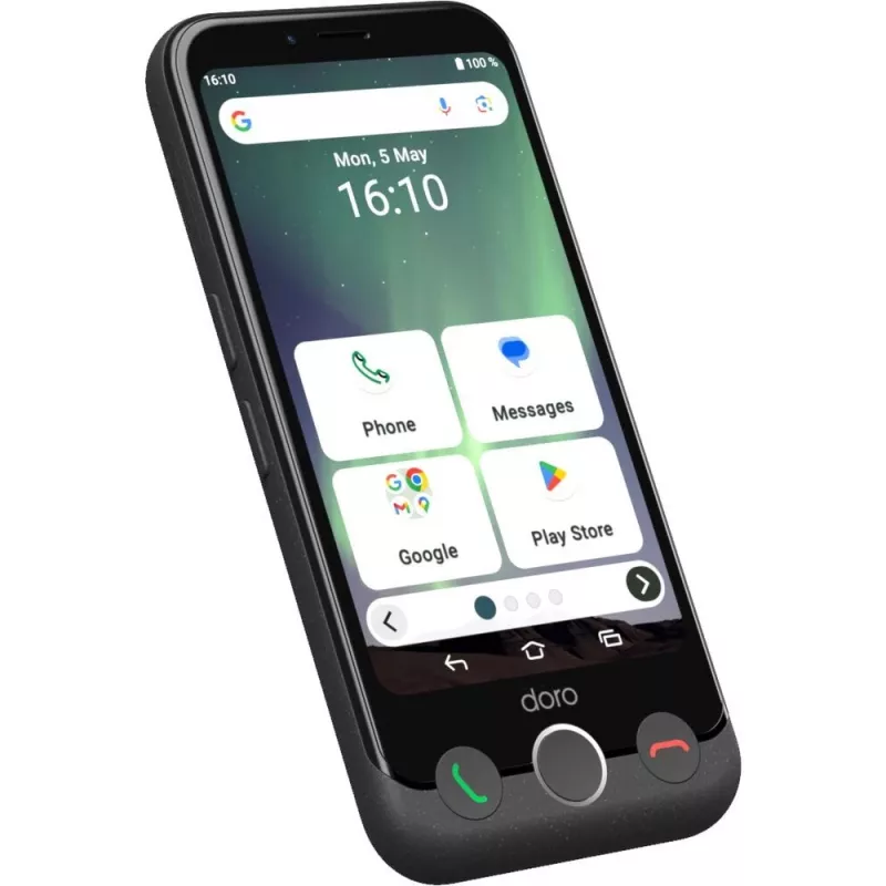 Smartphone Doro Aurora A10 4.5 ίντσες 4GB 64GB μαύρο