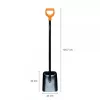 Fiskars Solid Metal Φτυάρι με λαβή D
