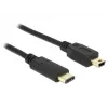 Καλώδιο USB DeLOCK 2m USB2.0-C Mini-USB B 83336