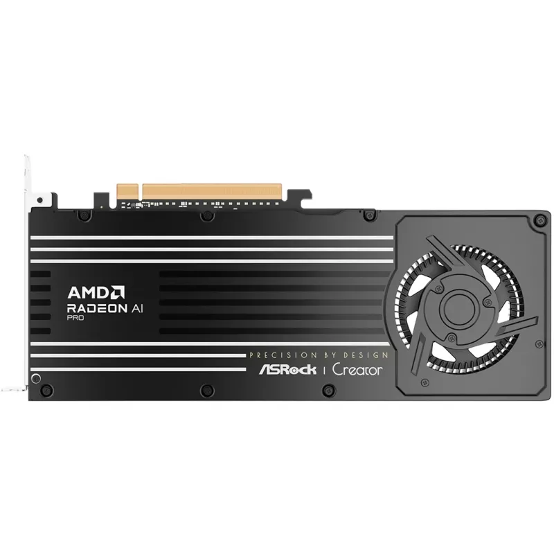 ASRock Radeon AI PRO R9700 Creator CT 32G κάρτα γραφικών, 32 GB GDDR6, 256-bit, PCIe 5.0 x16, 4x DisplayPort