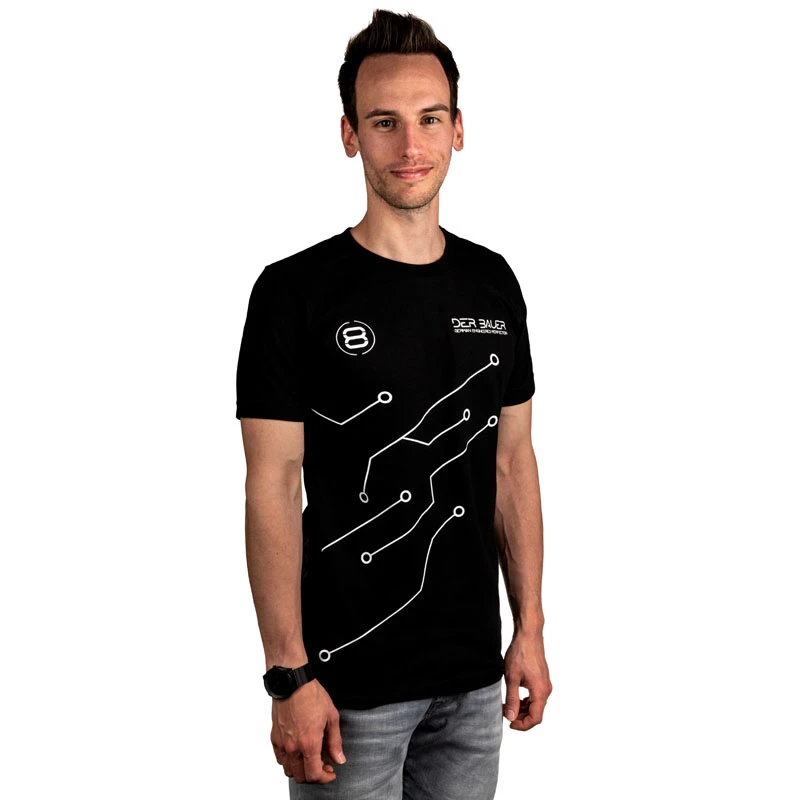 T-Shirt der8auer PCB-Design Μέγεθος L
