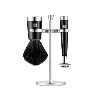 ZWILLING CLASSIC 3 τεμ. σετ ξυρίσματος με ξυράφι ασφαλείας, πινέλο και βάση