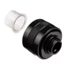Fitting Alphacool 17473 — ορείχαλκος ύψος 23 mm, διάμετρος 26 mm, μαύρο