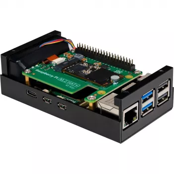 Raspberry Pi RB-ALUCASEP5-M2 μαύρο