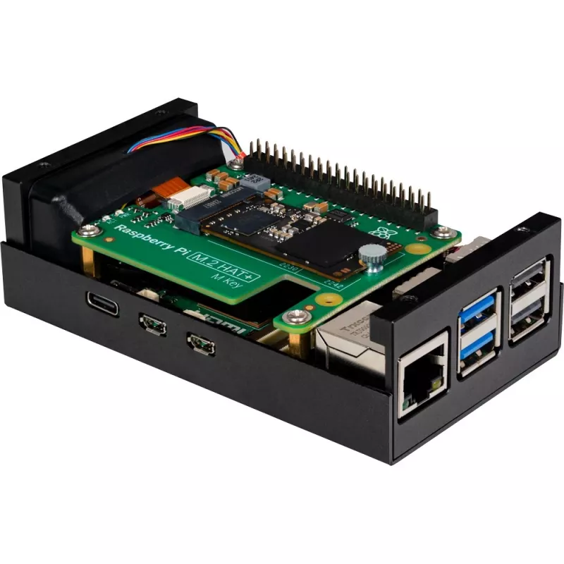 Raspberry Pi RB-ALUCASEP5-M2 μαύρο