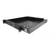 Delock - Συρτάρι rack - μαύρο - 1U - 48,3 cm (19 ίντσες)
