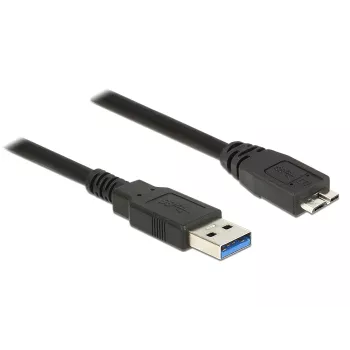Καλώδιο USB DeLOCK 85074 USB 3.2 Gen 1 2 m USB A Micro-USB B Μαύρο