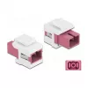 DeLOCK Keystone-Modul SC Simplex υποδοχή θηλυκή σε SC Simplex υποδοχή θηλυκή