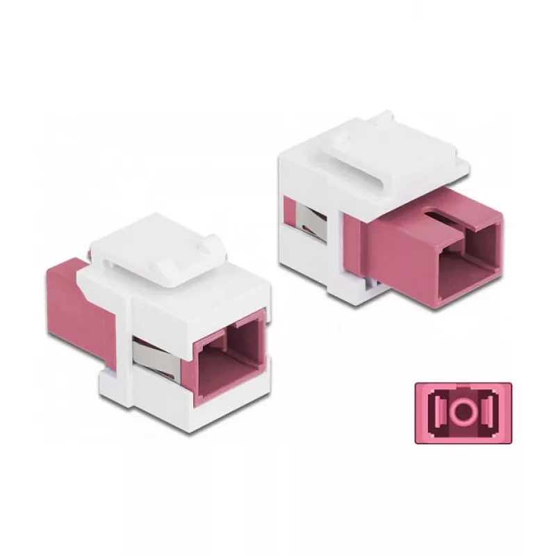 DeLOCK Keystone-Modul SC Simplex υποδοχή θηλυκή σε SC Simplex υποδοχή θηλυκή